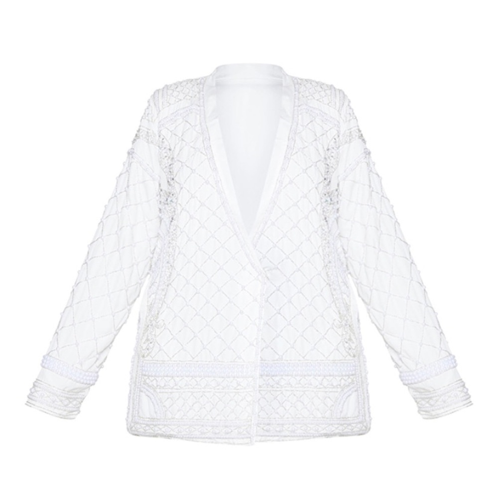 PLT embellished blazer dress
